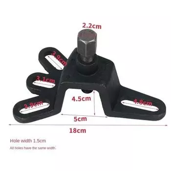 Универсальный съемник ступицы колеса мотоцикла с 4 отверстиями, набор инструментов для снятия заднего тормозного барабана, инструмент для ремонта трехколесного велосипеда, аксессуары для мотоциклов чёрный