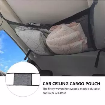 Универсальный сетчатый органайзер для крыши, регулируемый карман для багажной сетки, дышащая сумка для хранения на крыше, длительная поездка