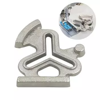 Универсальный шаблон позиционирования Plum Blossom, прочный стальной направляющий инструмент для швейной машины, прямой и изогнутый позиционер