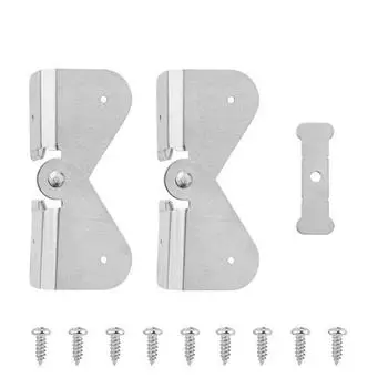 Универсальный шарнир для водосточной трубы, регулируемый шарнир для удлинения желоба, универсальный алюминиевый набор шарниров для желоба для легкого откидывания вверх 2PCS