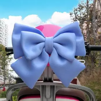 Универсальный шлем бабочка узел милый электрический велосипед бант милый мотоцикл задний бант сиденье для женщин