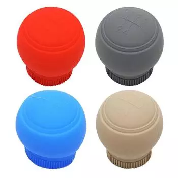 Универсальный силиконовый чехол на ручку переключения передач автомобиля, нескользящий чехол для ручки переключения передач, износостойкий чехол на стержень коробки передач серый