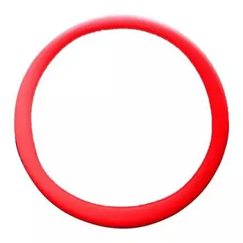 Универсальный силиконовый чехол на руль, эластичный водонепроницаемый с мягкой текстурой, защитное украшение для автомобиля оранжевый