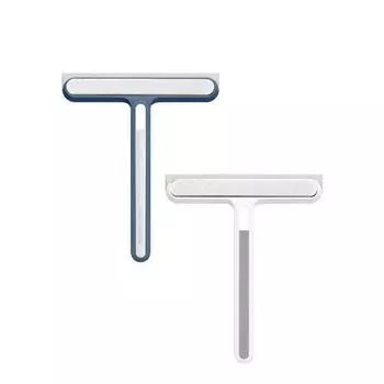 Универсальный силиконовый скребок для мытья стекол – первоклассный скребок для лобовых стекол автомобилей, окон, ванной комнаты и кухни 22cm белый