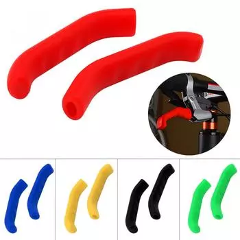 Универсальный силиконовый защитный чехол для велосипедной тормозной ручки для горных/дорожных велосипедов синий