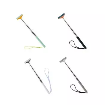 Универсальный скребок для автомобильного зеркала, автомобильные аксессуары, простой в использовании выдвижной скребок для автомобильного зеркала, мини-скребок для туманных загрязнений белый