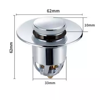 Универсальный сливной фильтр для раковины, сливной фильтр из нержавеющей стали, нажимной фильтр для раковины, преобразователь сливной трубы для раковины в ванной, фитинги Stonego