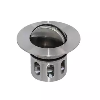 Универсальный сливной фильтр для умывальника Sagit, противозасоряющийся слив для раковины в ванной комнате One Size серебряный