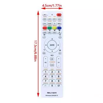 Универсальный сменный пульт дистанционного управления с мягкой кнопкой на английском языке Rm-L1130+8 для всех марок телевизоров Rm L113 12 Rm L1130 8