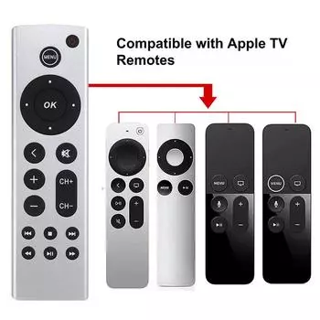 Универсальный сменный пульт дистанционного управления для Apple TV 4K/Hd A2169 A1842 A1625 A1427 без голоса