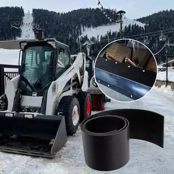 Универсальный снегоочиститель с отвалом с крепежом Универсальный простой в установке снегоочиститель Резиновый дефлектор для отвала S
