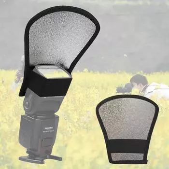 Универсальный софтбокс, отражатель для вспышки, рассеиватель, софтбокс, аксессуары для камеры, серебристо-белый для фотостудии Canon Nikon розовый