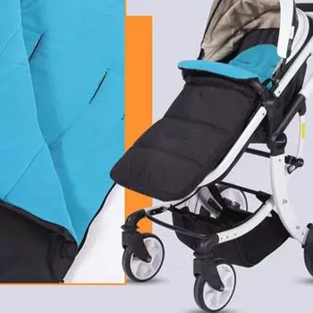 Универсальный спальный мешок для коляски, многофункциональный чехол, одеяло для коляски, водостойкий и ветрозащитный зимний уличный носимый спальный мешок чёрный