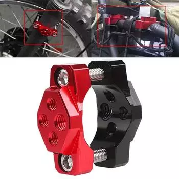 Универсальный сплав мотоциклетный кронштейн для крепления бампера зажим для фонаря телефона держатель для прожектора вспомогательная фара зажимы для GPS-навигатора K9b4 чёрный