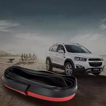 Универсальный спойлер на передний бампер автомобиля, резиновая юбка, защитная накладка на кузов, защитная полоска на бампер автомобиля