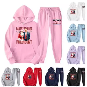 Универсальный спортивный костюм с капюшоном, спортивный костюм унисекс из двух частей, комплект из толстовки с капюшоном и спортивных штанов с длинным рукавом S тёмно-синий