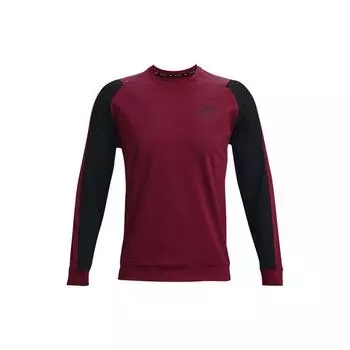 Универсальный спортивный пуловер с принтом Under Armour Rush, мужские топы с капюшоном, темно-гвоздично-красный 1366169-626 XXXL