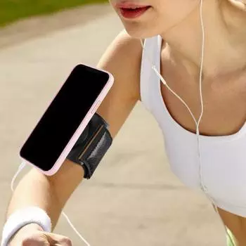 Универсальный стабильный ремешок на руку, удобный в переноске, полезный и надежный держатель для телефона для езды на велосипеде чёрный