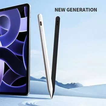 Универсальный стилус для планшета, мобильного телефона, емкостного экрана, сенсорная ручка для iPad, Apple Pencil для Huawei, Samsung, Xiaomi, стилус чёрный