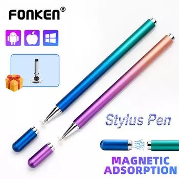 Универсальный стилус Fonken для Android IOS Lenovo Xiaomi Samsung планшетный телефон ручка с сенсорным экраном ручка для рисования для стилуса iPad Apple pen белый