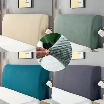 Универсальный супермягкий гладкий прикроватный чехол от пыли, эластичный тканевый чехол на изголовье, защитный чехол 1.2m