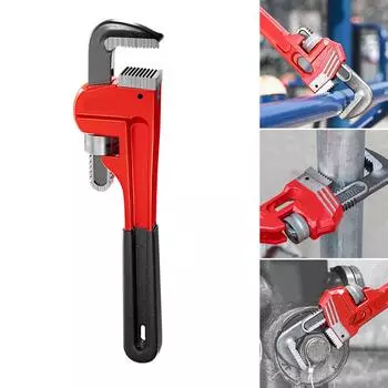 Универсальный сверхмощный регулируемый трубный ключ, ручной инструмент для сантехники, гаечный ключ 8 дюймов/10 дюймов/12 дюймов/14 дюймов/18 дюймов 10IN