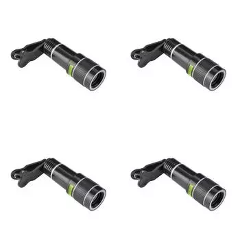 Универсальный телеобъектив AU с 20-кратным зумом, внешний объектив для камеры мобильного телефона с зажимом