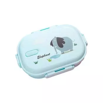 Универсальный термобокс из нержавеющей стали для ланча Bento на любой случай, контейнер для еды, ланч-боксы синий