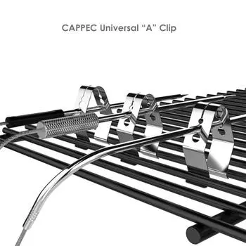 Универсальный термометр для мяса, держатель для зонда для барбекю, для показаний температуры окружающей среды, аксессуар для духовки и гриля для барбекю