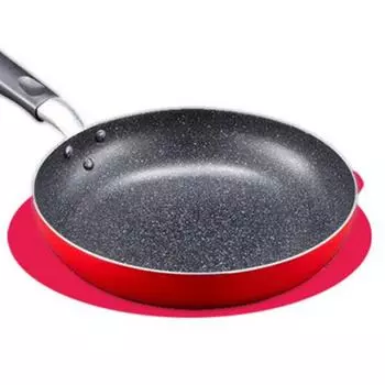 Универсальный термостойкий многоразовый теплоизоляционный коврик без BPA, мягкий микроволновый коврик для коврика для офисного стола красный