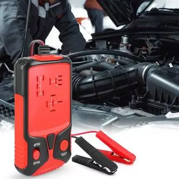 Универсальный тестер автомобильных реле 12 В, надежная функция проверки контактов, легкий тестер автомобильных реле красный