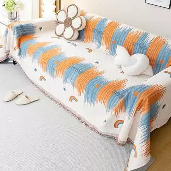 Универсальный тканевый чехол для дивана Four Seasons, простая и современная новая подушка для дивана в гостиной, противоскользящее и пыленепроницаемое одеяло для дивана 180*130cm