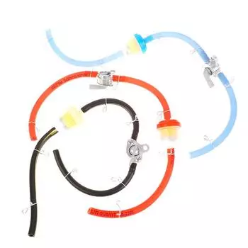 Универсальный топливный кран, бензиновый переключатель 50 куб.см-150 куб.см с бензиновым фильтром, топливный кран, бензиновый кран для генератора, газового двигателя, топливных баков зелёный