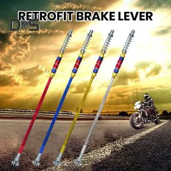 Универсальный тормозной рычаг мотоцикла из алюминиевого сплава, коррозионностойкая модификация тормозной тяги мотоцикла золотистый