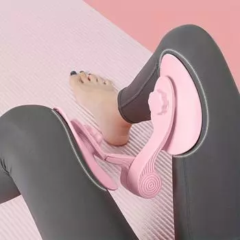 Универсальный тренажер для ног для домашнего фитнеса - многофункциональный тренажер для мышц тазового дна для подтяжки ягодиц и подтянутых ног, прочный пластик розовый