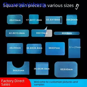 Универсальный ультратонкий магнитный автомобильный держатель металлический патч для мобильных телефонов и планшетов Without adhesive