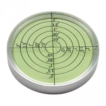 Универсальный уровень 10 минут круглый пузырьковый уровень портативный пузырьковый уровень высокоточный металлический магнитный уровень 6010