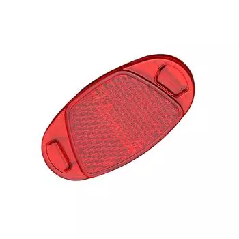 Универсальный светоотражатель для велосипеда, стандарт JIS, 2 шт., 7236.5 (мм) (красный) красный
