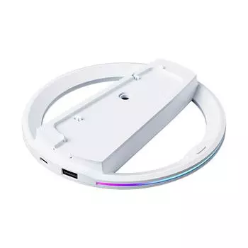 Универсальный вертикальный кронштейн RGB цветной светильник подходит для тонкой/PS5 консоли анти игровой автомат A C3T5 white-For Ps5 Slim