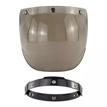 Универсальный винтажный пузырьковый козырек высокого качества с открытым лицом для мотоциклетного шлема