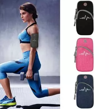 Универсальный водонепроницаемый спортивный браслет для бега, сумка, чехол, держатель для мобильного телефона розы красного