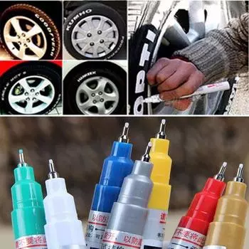 Универсальный водостойкий маркер для перманентной краски, протектор автомобильных шин, резиновый металлический маркер для граффити розовый