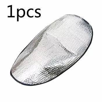 Универсальный водостойкий солнцезащитный чехол для мотоцикла, чехол для сиденья, предотвращающий загорание на сиденье скутера, солнцезащитный коврик, теплоизоляционная подушка 1pcs