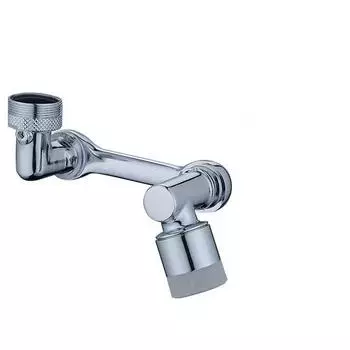 Универсальный вращающийся на 1080 ° удлинитель смесителя, распылительная головка, кухонный удлинитель руки робота, смеситель, аэратор, барботер, насадка для водопроводного крана