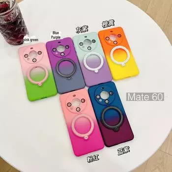 Универсальный вращающийся на 360° кронштейн для iPhone 15, Samsung s23Ultra, чехлов Apple 14 — магнитное крепление, градиентный дизайн. iPhone14Pro