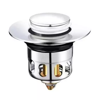 Универсальный всплывающий сливной фильтр с корзиной Anti Clog, быстрое обновление сливного фильтра для раковины для кухни и ванной комнаты