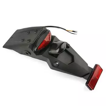 Универсальный задний фонарь заднего крыла мотоцикла, светодиодный стоп-сигнал