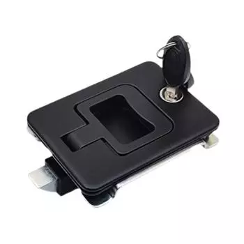 Универсальный замок для двери кабины автофургона, дверная защелка для кемперов, туристических прицепов, автобусов серебряный