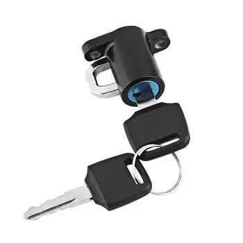 Универсальный замок для мотоциклетного шлема, крючок для подвешивания с набором из 2 ключей