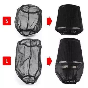 Универсальный защитный чехол для автомобильного воздушного фильтра, водонепроницаемый, маслостойкий, пылезащитный, для фильтров с высоким расходом воздуха, крышка воздушного фильтра